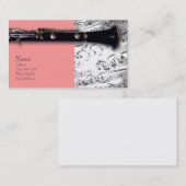 Clarinet Visitekaartje voor ClarinetCentral.com (Voorkant / Achterkant)