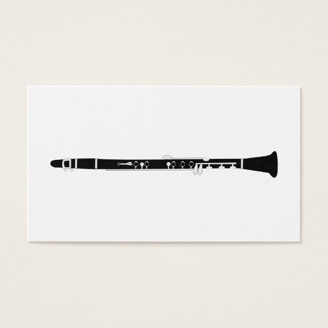 Clarinet Visitekaartjes (Voorkant)