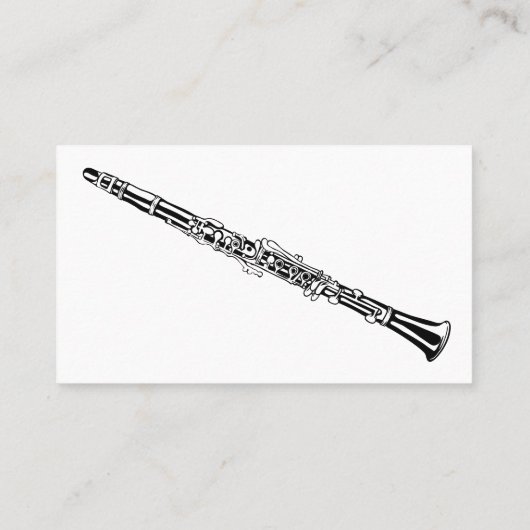 Clarinet Visitekaartjes (Achterkant)