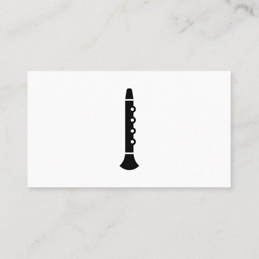 Clarinet Visitekaartjes #2 (Achterkant)