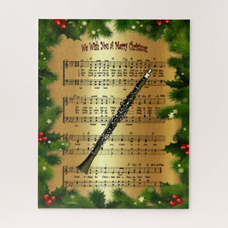 Clarinet ~ "Wij wensen u een prettig kerstfeest" ~ Legpuzzel