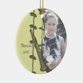 Clarinet Woodland Foto Keramisch Ornament (Rechts)