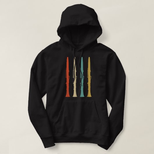 Clarinet Woodwind Marching Band and Big Band Orche Hoodie (Design voorkant)