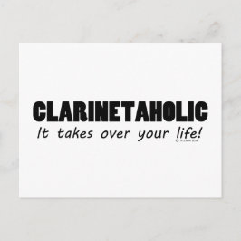 Clarinetaholic Life Briefkaart
