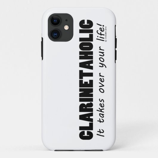 Clarinetaholic Life Case-Mate iPhone Case (Achterkant)