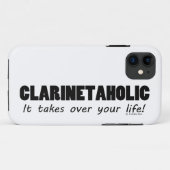 Clarinetaholic Life Case-Mate iPhone Case (Achterkant (horizontaal))
