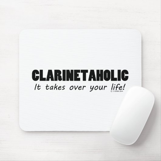 Clarinetaholic Life Muismat (Met muis)