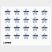 Clarinetaholic Life Star-Sticker Ster Sticker (Vel)