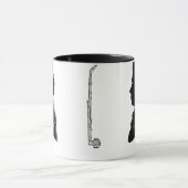 Clarinetist Anton Stadler en componist Mozart Mok (Midden)