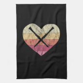 Clarinetist houdt van spelen Clarinet Theedoek (Verticaal)