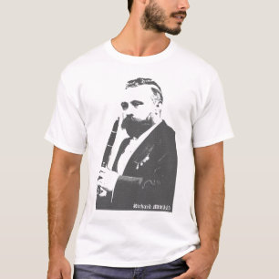 Clarinetist Richard Mühlfeld en Johannes Brahms T-shirt