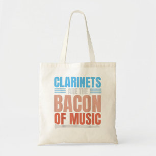 Clarinets is de bacon van de muziek van de Clarine Tote Bag