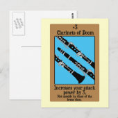 Clarinets of Doom Briefkaart (Voorkant / Achterkant)
