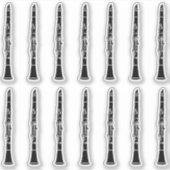 Clarinets Sticker (Voorkant)