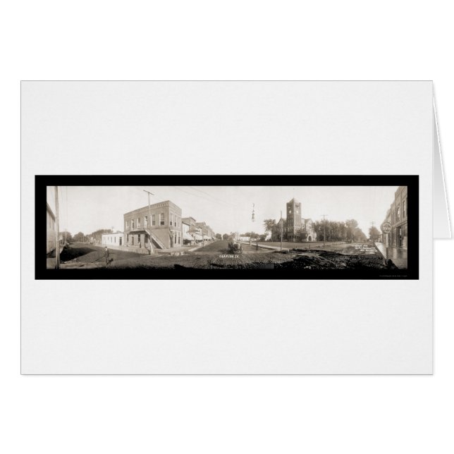 Clarion, Iowa Foto 1907 (Voorkant Horizontaal)
