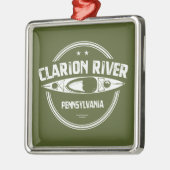 Clarion River Pennsylvania Kayaking Metalen Ornament (Links)