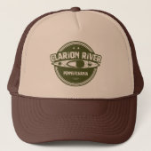 Clarion River Pennsylvania Kayaking Trucker Pet (Voorkant)