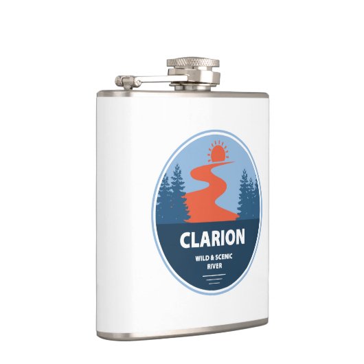 Clarion Wild en Schilderachtig rivier Heupfles (Rechts)