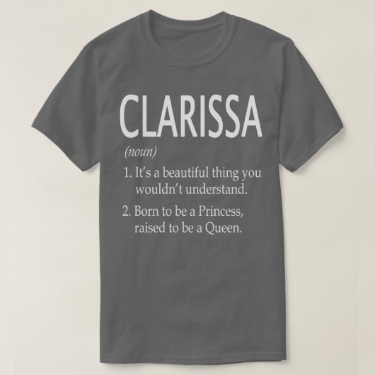 Clarissa Naam Gift 163 T-shirt (Design voorkant)