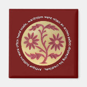 Clarita's Antiek Buttonnen Magneet (Voorkant)