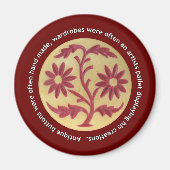 Clarita's Antiek Buttonnen Magneet (Voorkant)