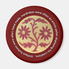 Clarita's Antiek Buttonnen Magneet