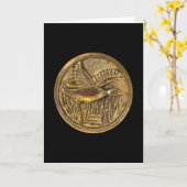 Claritas Buttonnen Afbeelding 1983 Kaart (Gele Bloem)