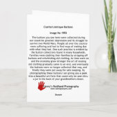 Claritas Buttonnen Afbeelding 1993 Kaart (Achterkant)