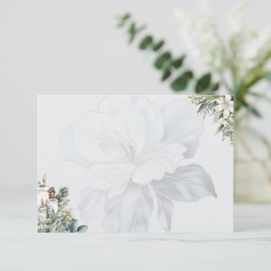 Clarity Basic Blank Recept Kaart (Staand voorkant)