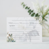 Clarity Basic Recept Kaart (Staand voorkant)