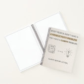 Clarity before Actions Notbook Notitieboek (Binnen)