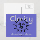 Clarity Post Card Briefkaart (Voorkant / Achterkant)