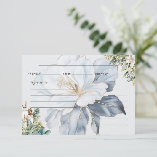 Clarity Recept Kaart (Staand voorkant)