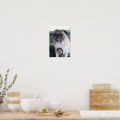 Clark als Pug the Bounty Hunter Poster (Keuken)