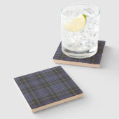 Clark Clan Tartan Plaid Stone Onderzetter (Zijkant)