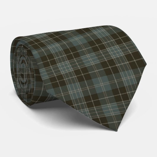 Clark Clan Tartan Stropdas (Opgerold)