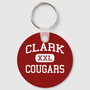 Clark - Cougars - Clark High School - Plano Texas Sleutelhanger