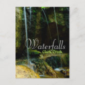 Clark Creek Waterfall - Tunica Hills Briefkaart (Voorkant)