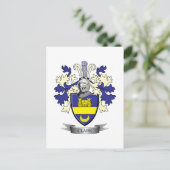 Clark Family Crest Coat of Arms Briefkaart (Staand voorkant)