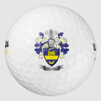 Clark Family Crest Coat of Arms Golfballen