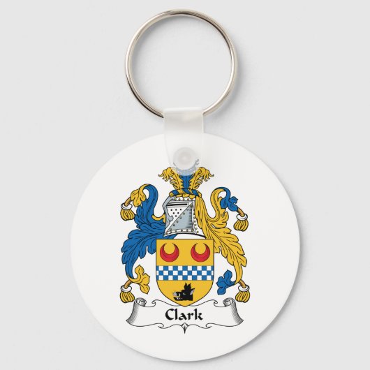 Clark Family Crest Sleutelhanger (Voorkant)