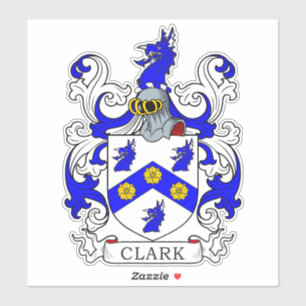 Clark Family Crest Sticker