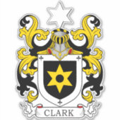 Clark Family Crest Sticker (Voorkant)