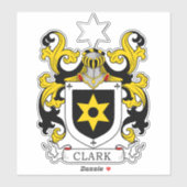 Clark Family Crest Sticker (Vel)