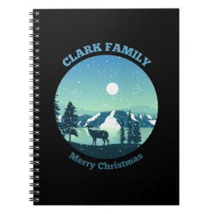 Clark Family Merry Kerstry Notitieboek