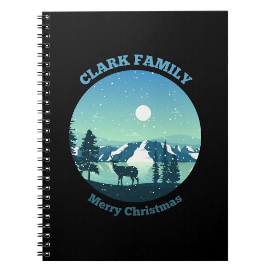 Clark Family Merry Kerstry Notitieboek (Voorkant)