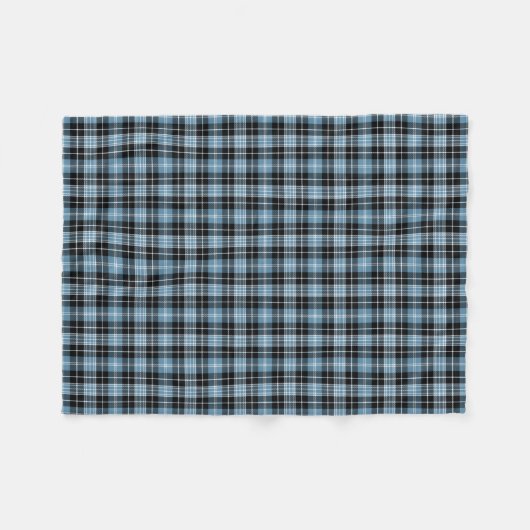Clark Family Tartan Pset Pattern Fleece Deken (Voorkant (Horizontaal))