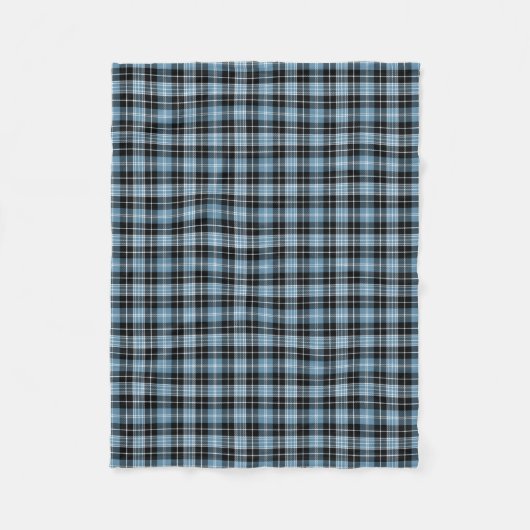 Clark Family Tartan Pset Pattern Fleece Deken (Voorkant)