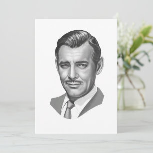 Clark Gable-Wenskaart Kaart