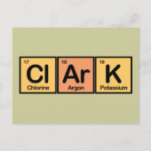 Clark gemaakt van Elements Briefkaart (Voorkant)
